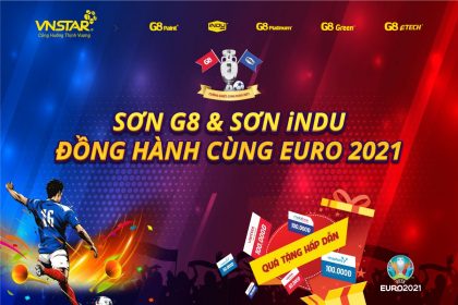 Chương trình minigames “Sơn G8 & Sơn iNDU – Đồng hành cùng EURO 2021”