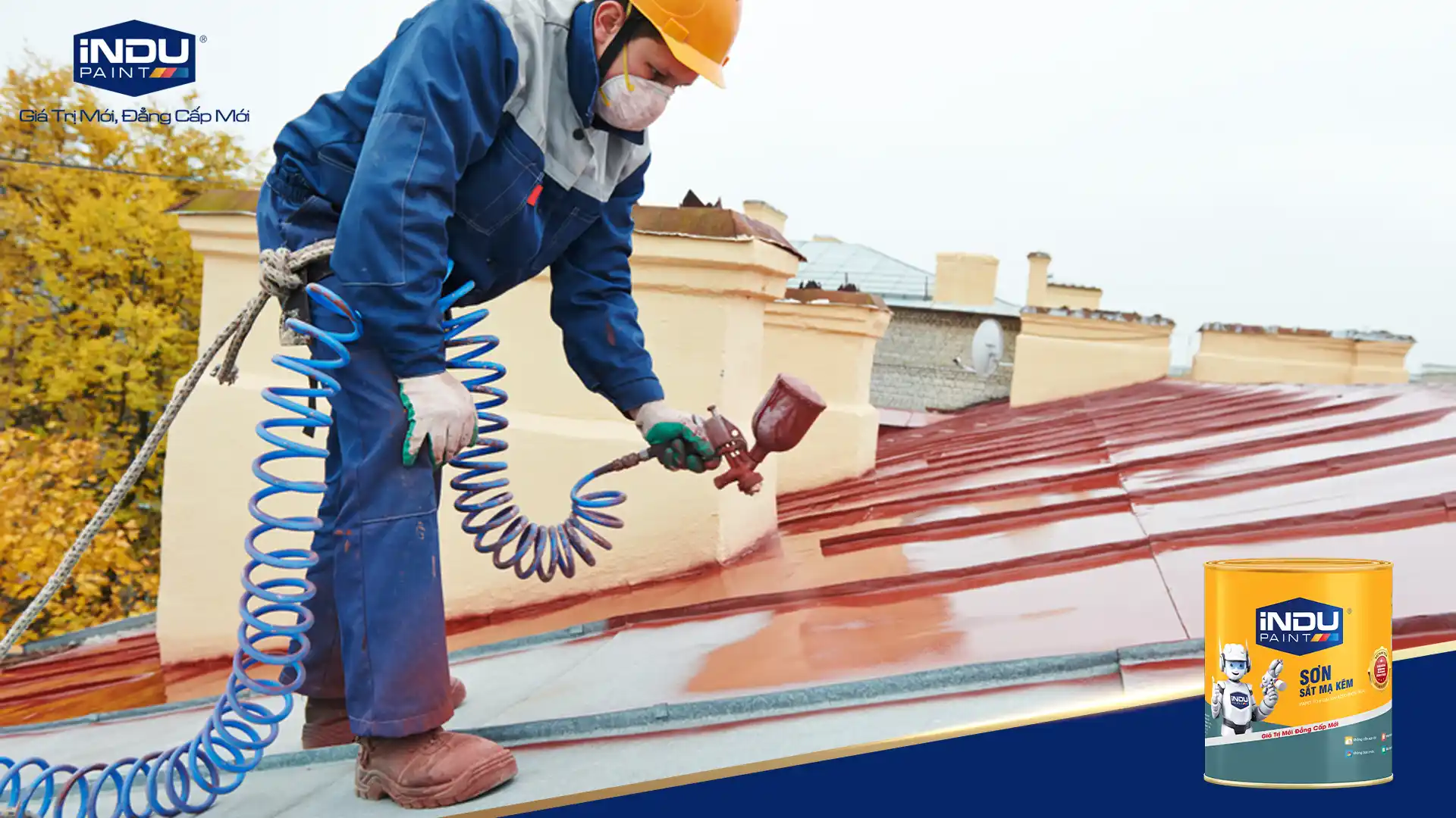 Sơn Sắt Mạ Kẽm Indu Robot 4 4