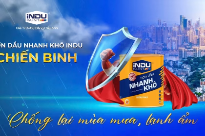 Sơn dầu nhanh khô iNDU – Chiến binh chống lại mùa mưa & lạnh ẩm 